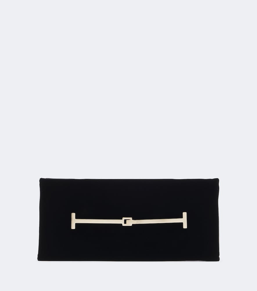 Clutch Arc Small in velluto