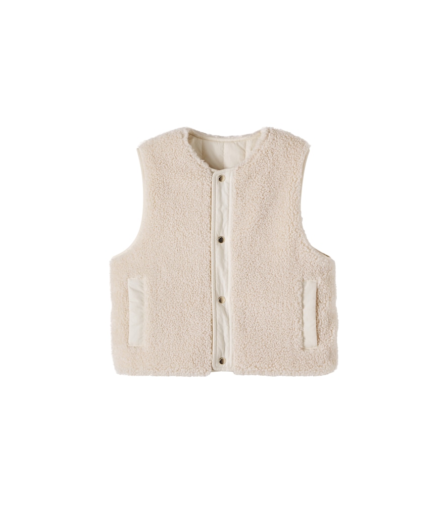 Bonpoint White Maya Reversible Quilted Vest Y Size 10 - Mytheresa