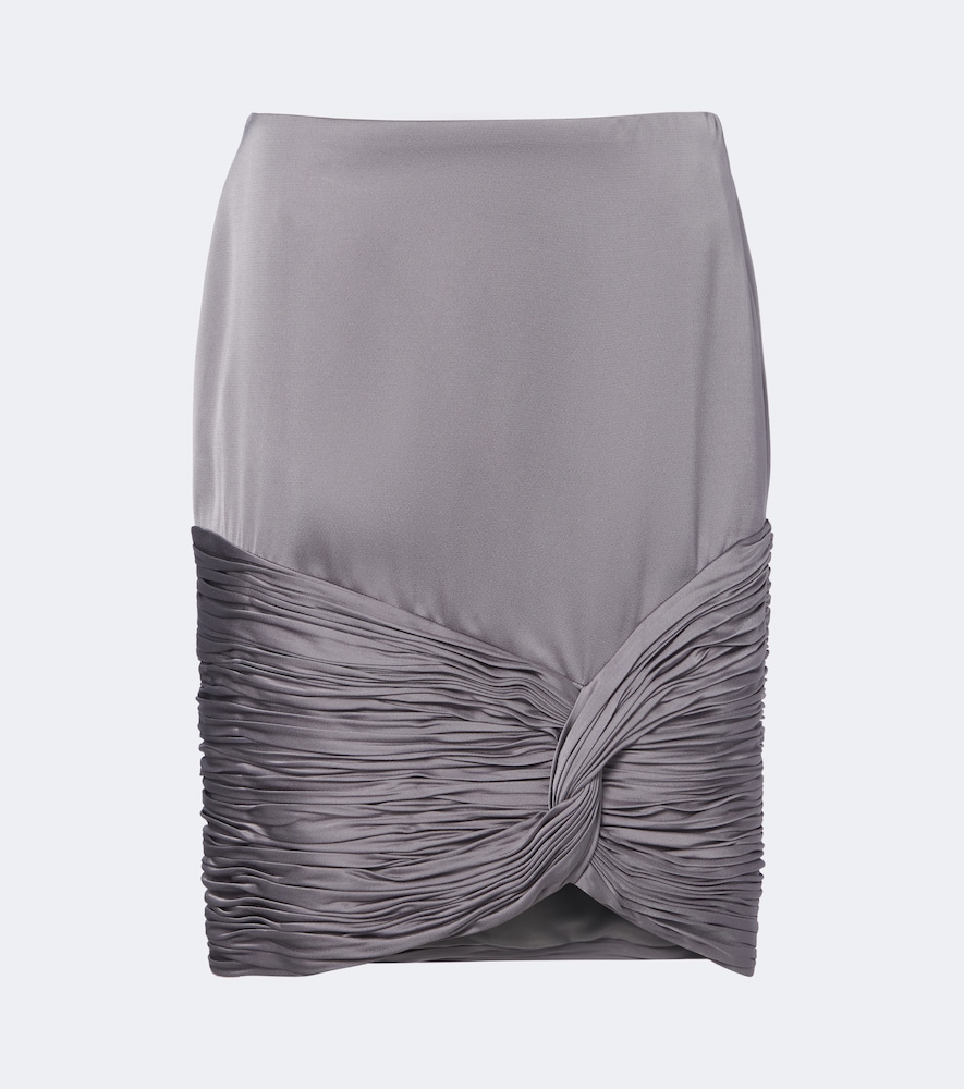 Minirock aus Satin