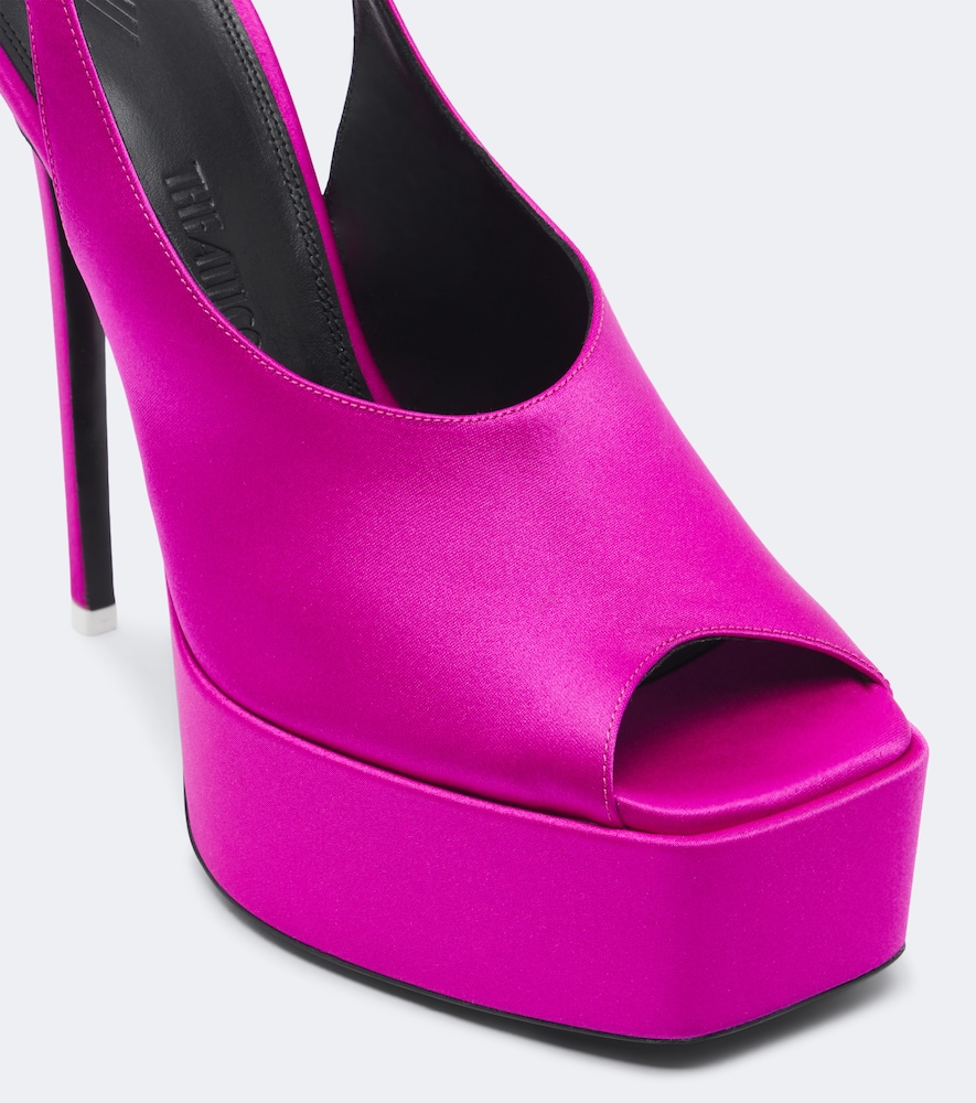 Ornella Satin Platform Sandals