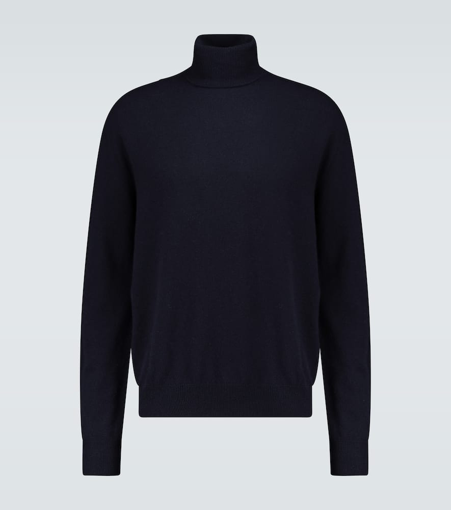 Click to view more detailed imagery on our partner's website Jil Sander Cashmere Turtleneck Sweater In Blue