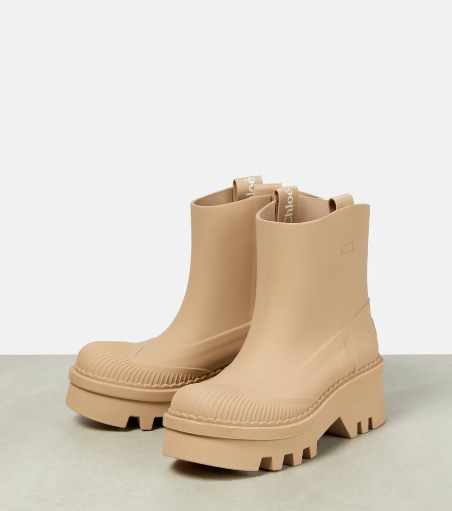 Shop Chloé Raina Rain Boots In Beige