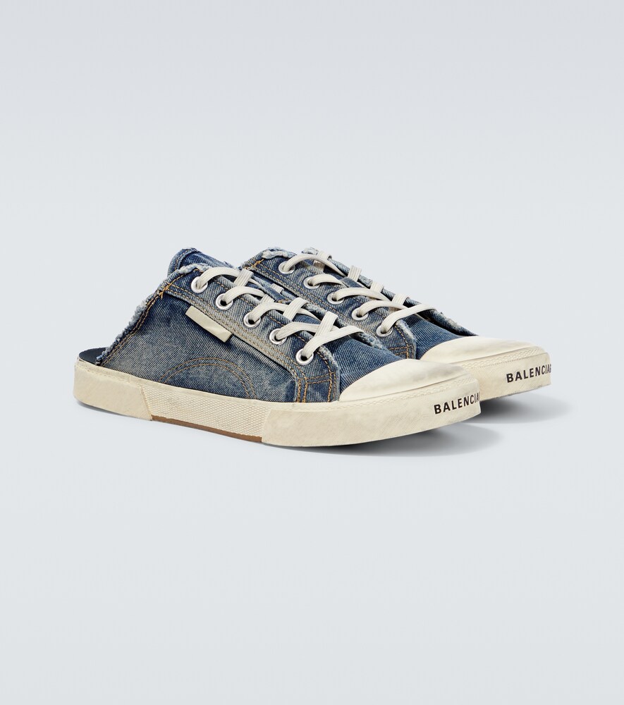 Balenciaga Paris denim slippers | Smart Closet