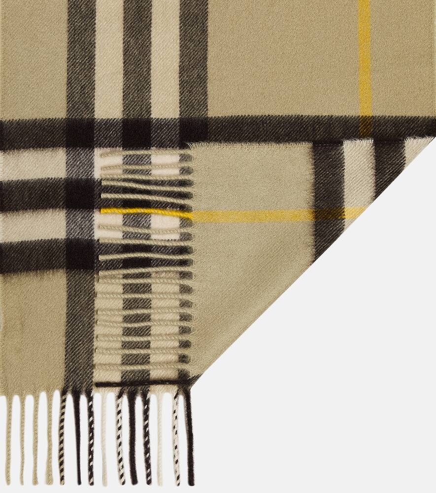 Burberry Check cashmere scarf