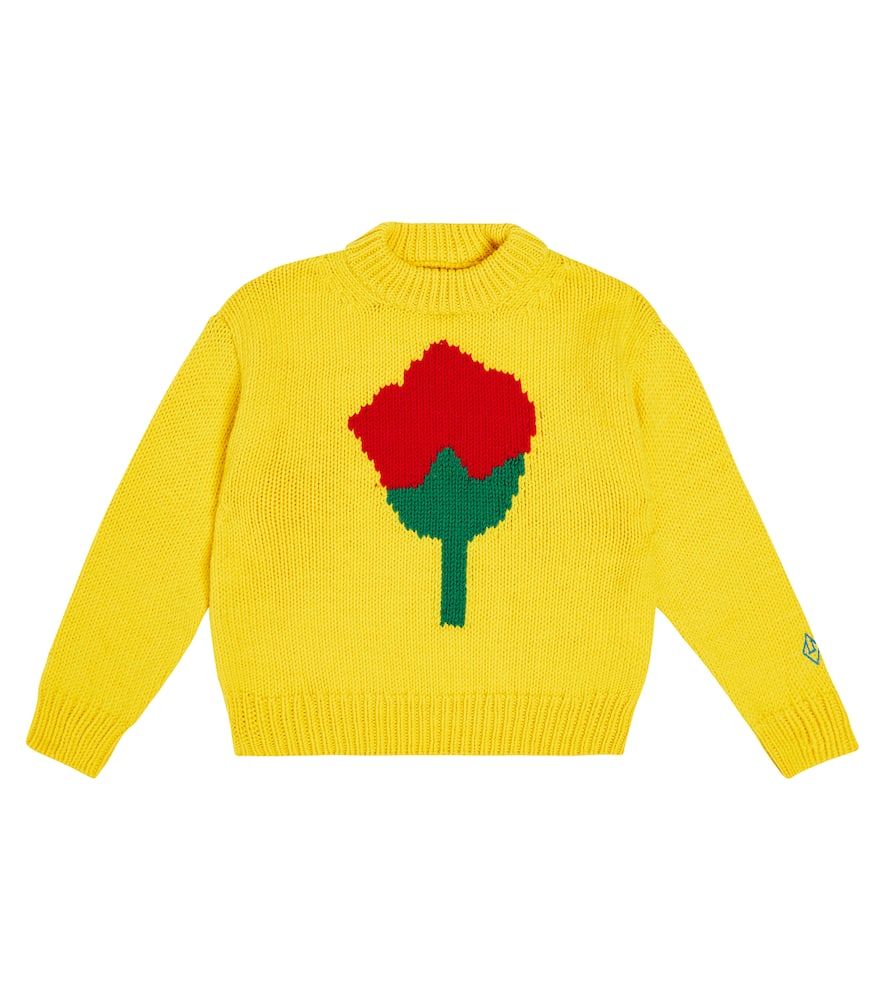 The Animals Observatory Bull intarsia wool sweater