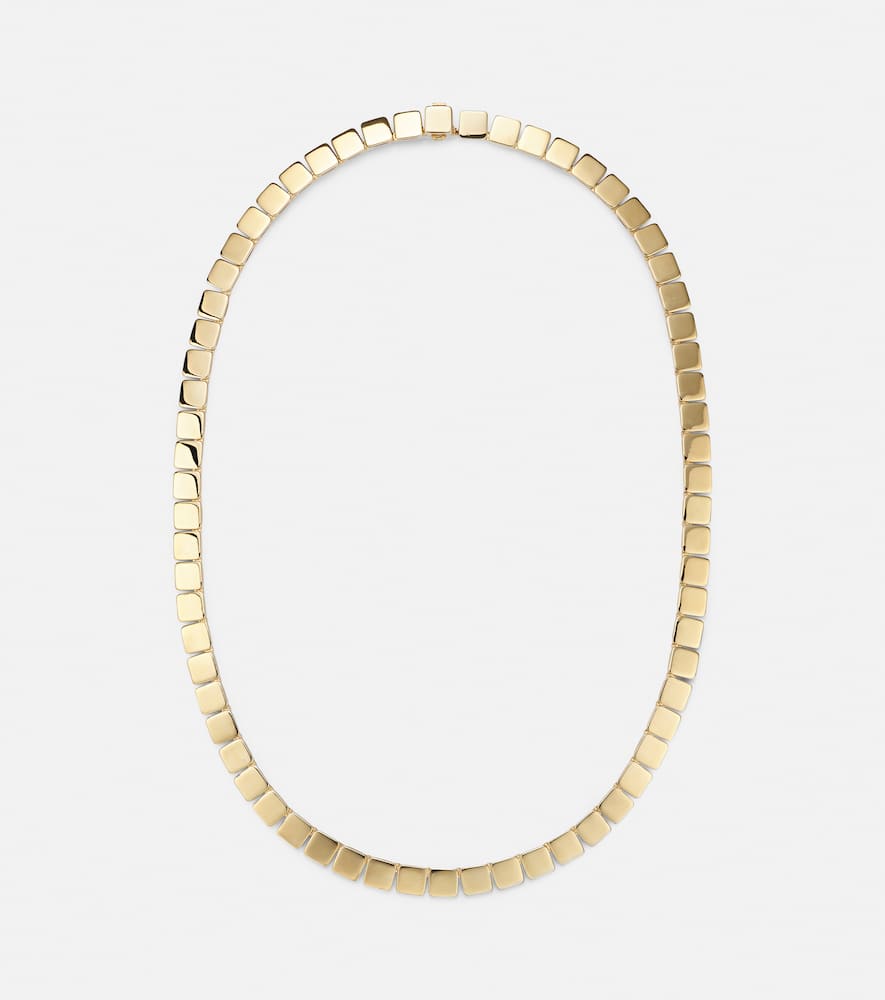 Ileana Makri Tile Medium 18kt gold necklace