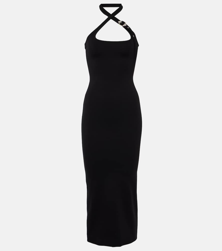 Jersey midi dress