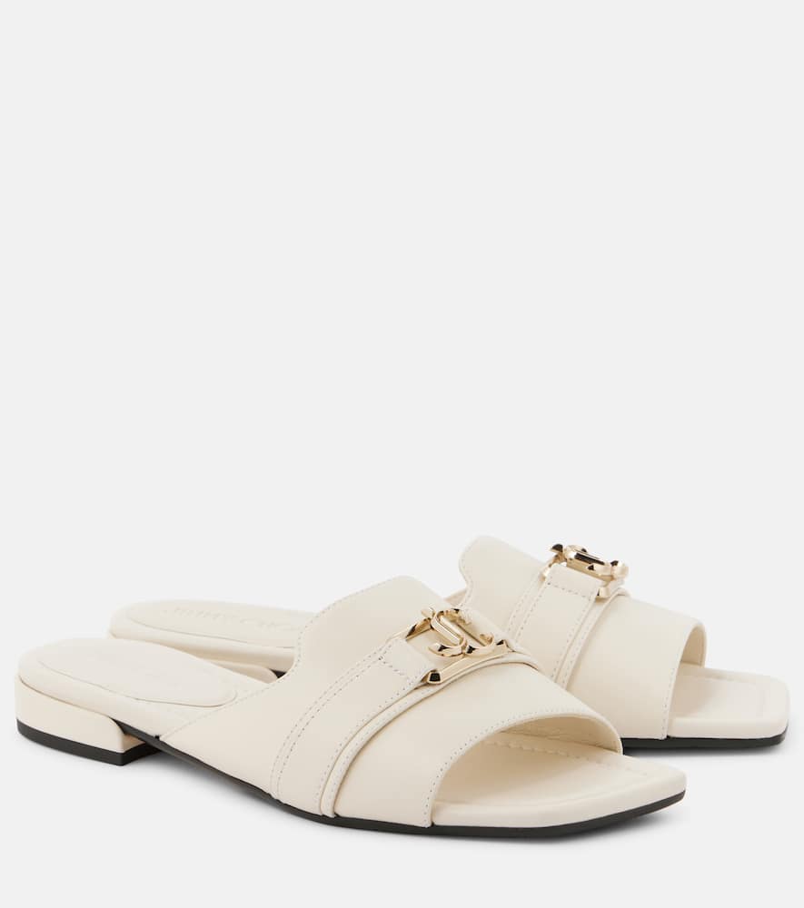 Nako leather slides