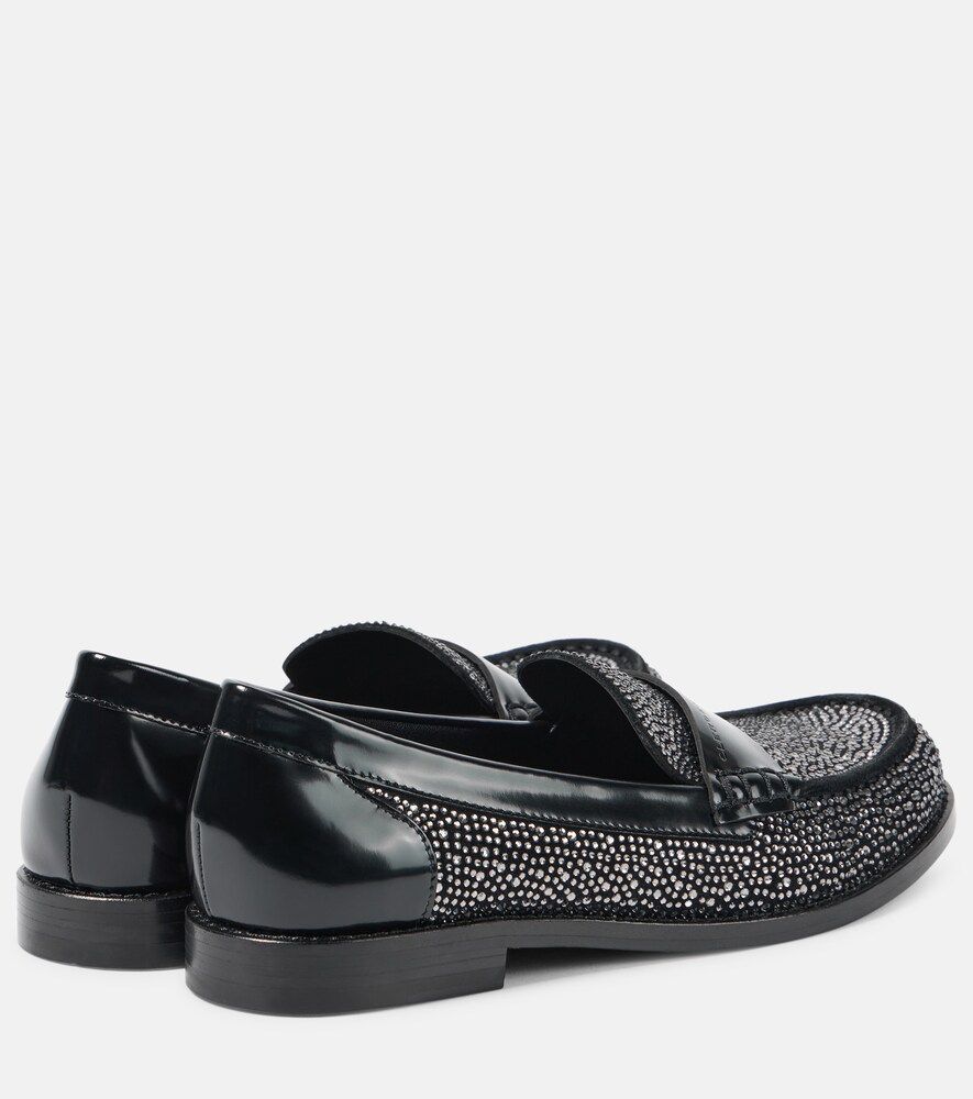 Clergerie Clergerie Roy Embellished Leather Loafers 