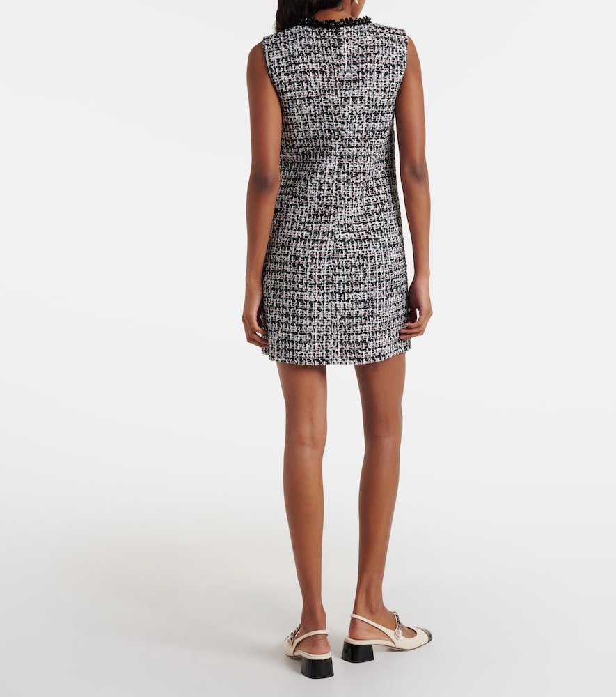  Self-portrait Self-portrait Embellished Boucle Minidress 