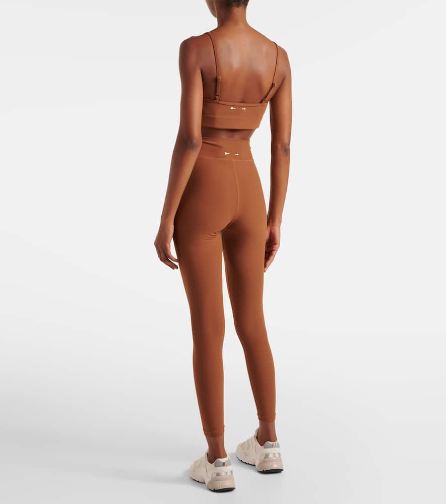 The Upside Peached High-rise Leggings In Brown
