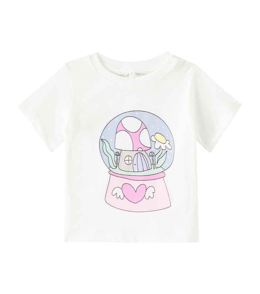 Stella McCartney Kids Baby printed cotton jersey T-shirt　ステラ マッカートニー キッズ ベビー プリント コットンジャージー T シャツ Stella