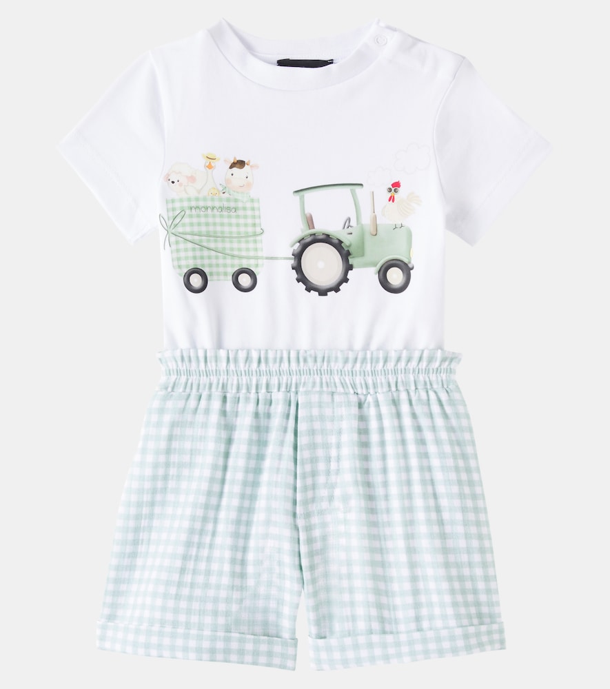  Monnalisa Monnalisa Baby Set Aus T-shirt Und Shorts 