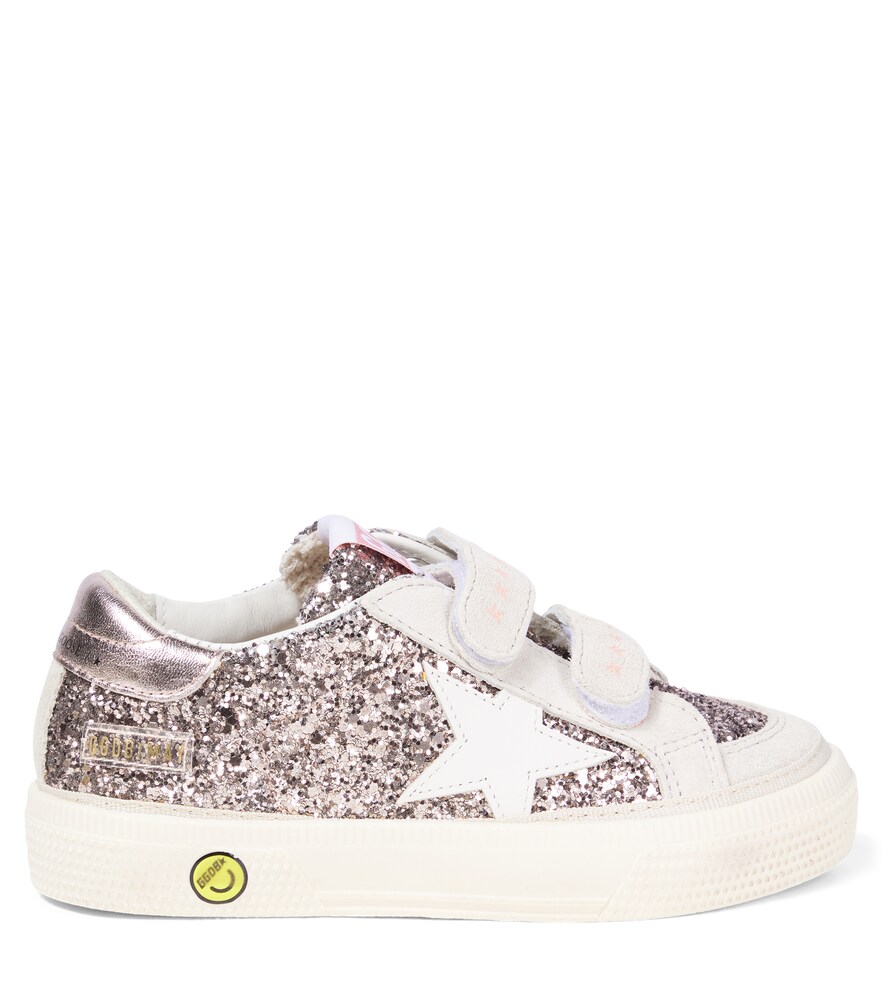  Golden Goose Kids Golden Goose Kids Zapatillas May School De Ante Y Glitter 