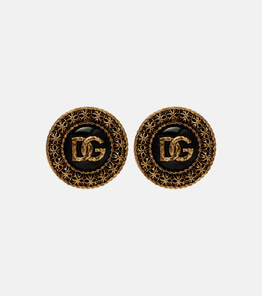 Dolce & Gabbana Like A Virgin Dg Clip-on Earrings In Black