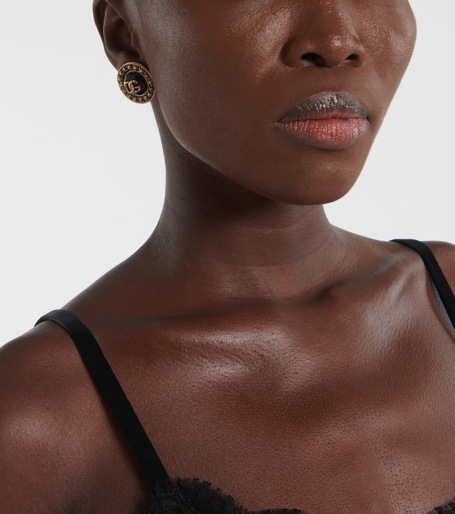 Dolce & Gabbana Like A Virgin Dg Clip-on Earrings In Black
