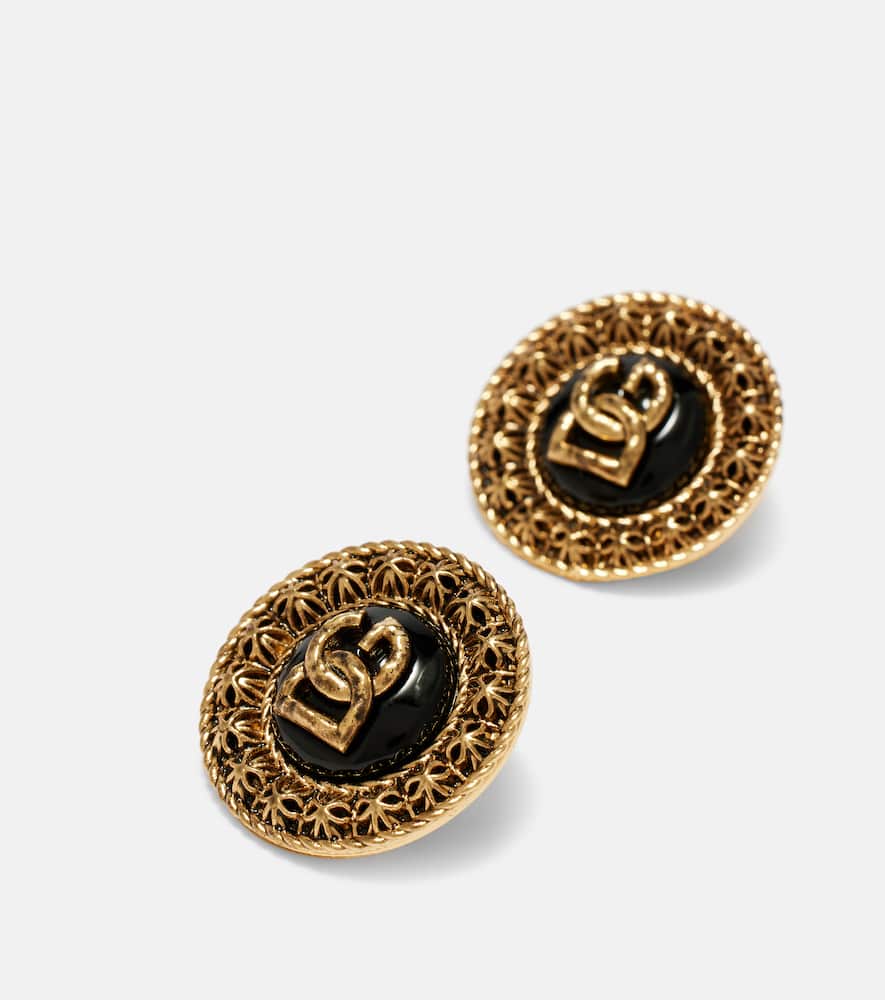 Dolce & Gabbana Like A Virgin Dg Clip-on Earrings In Black