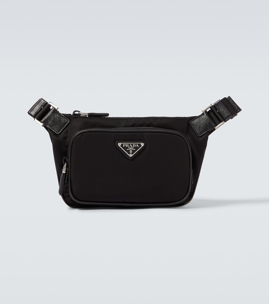 Prada Prada Re-Nylon leather-trimmed belt bag　Prada リナイロン レザートリム ベルト バッグ
