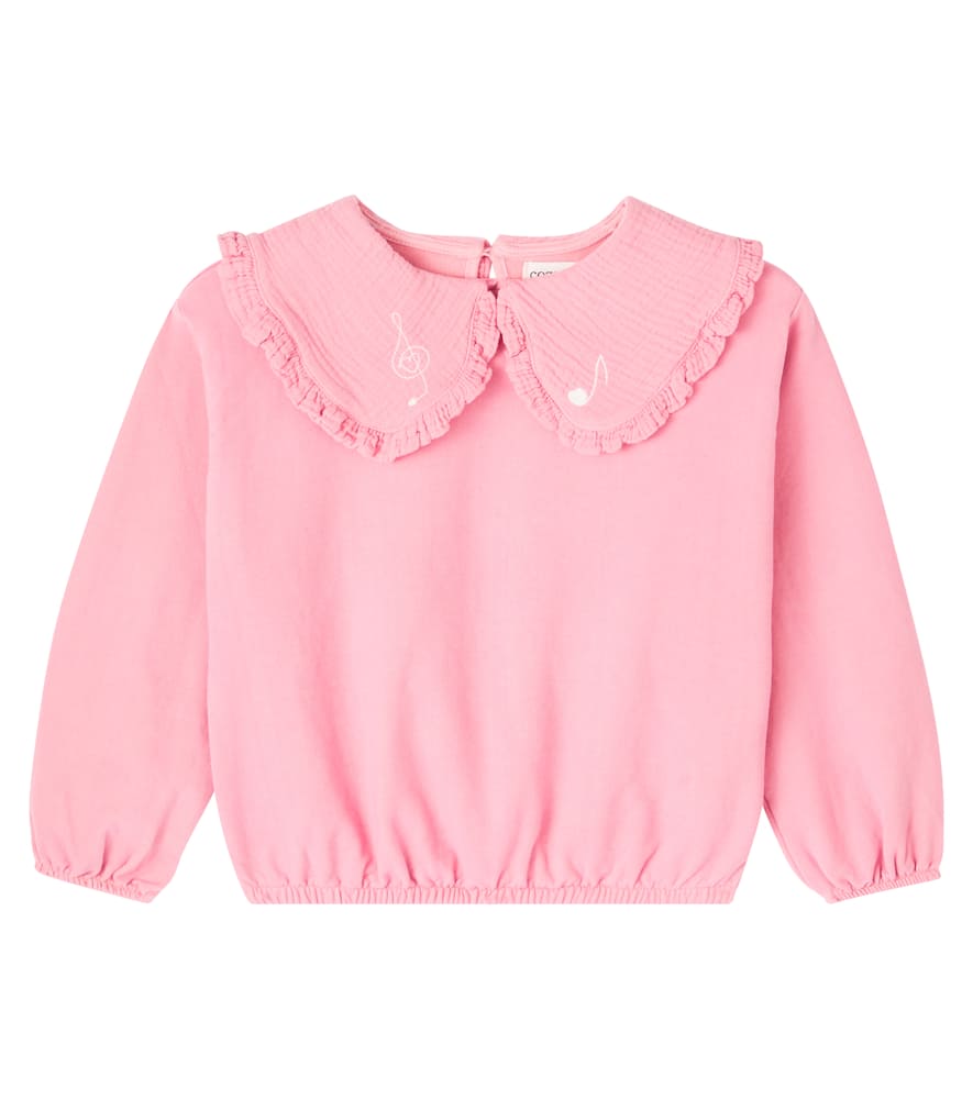 Cozmo Genoa Cotton-blend Fleece Sweatshirt In Pink