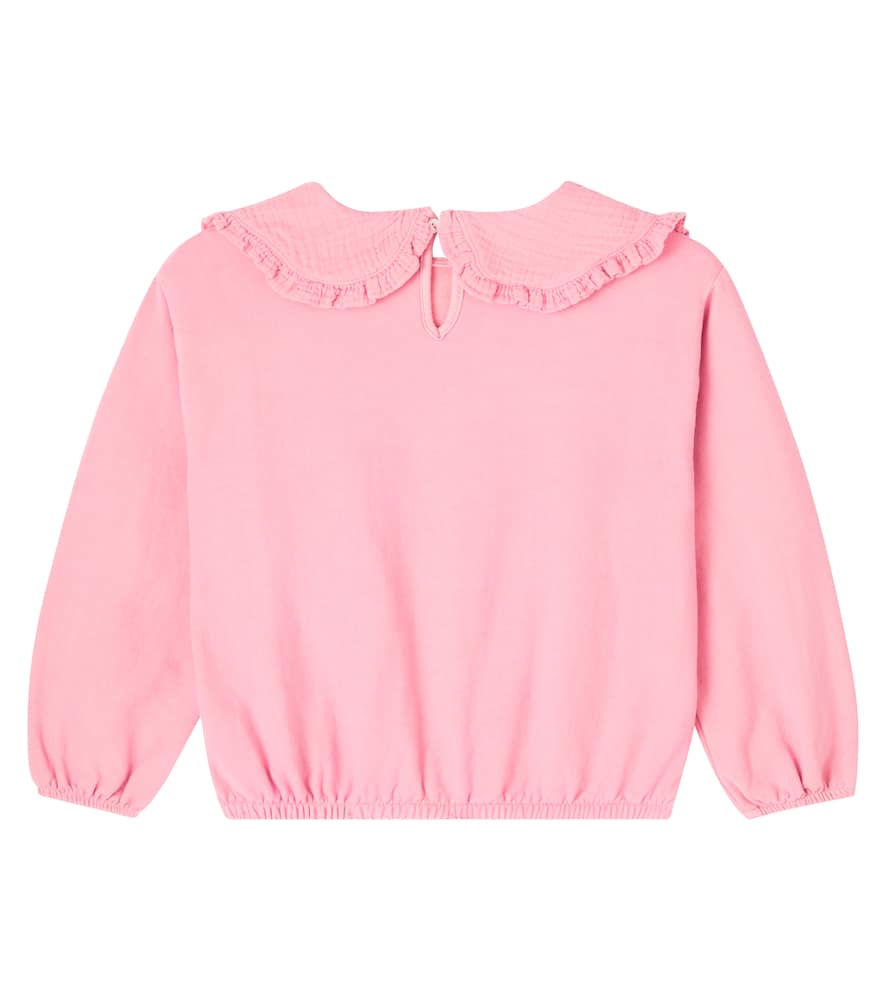 Cozmo Genoa Cotton-blend Fleece Sweatshirt In Pink