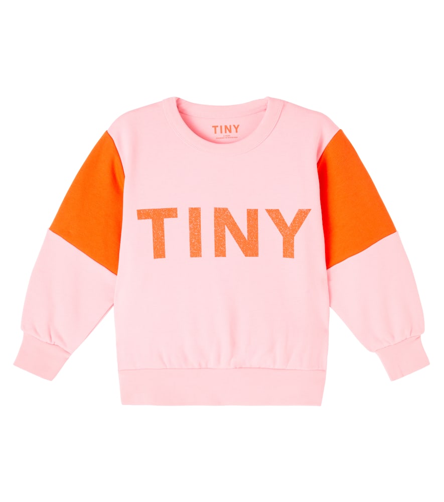 Tinycottons Kids' Colorblocked Cotton Jersey Sweatshirt In Multi