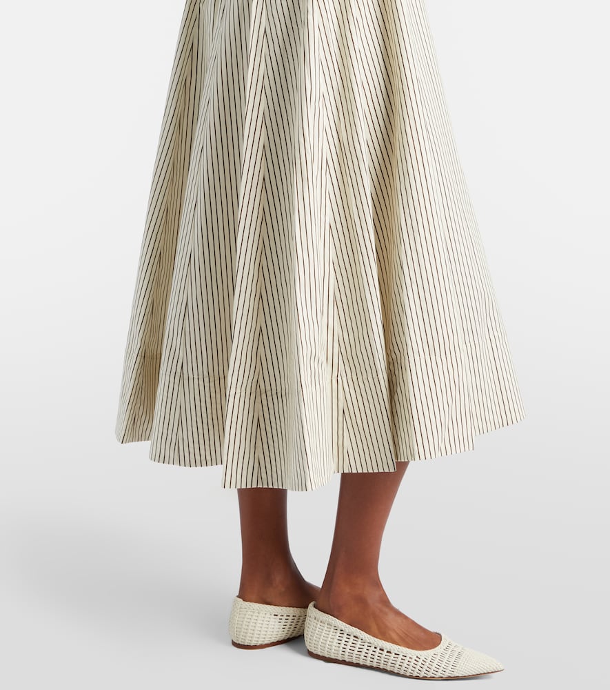  Staud Staud Midikleid Aus Baumwolle 