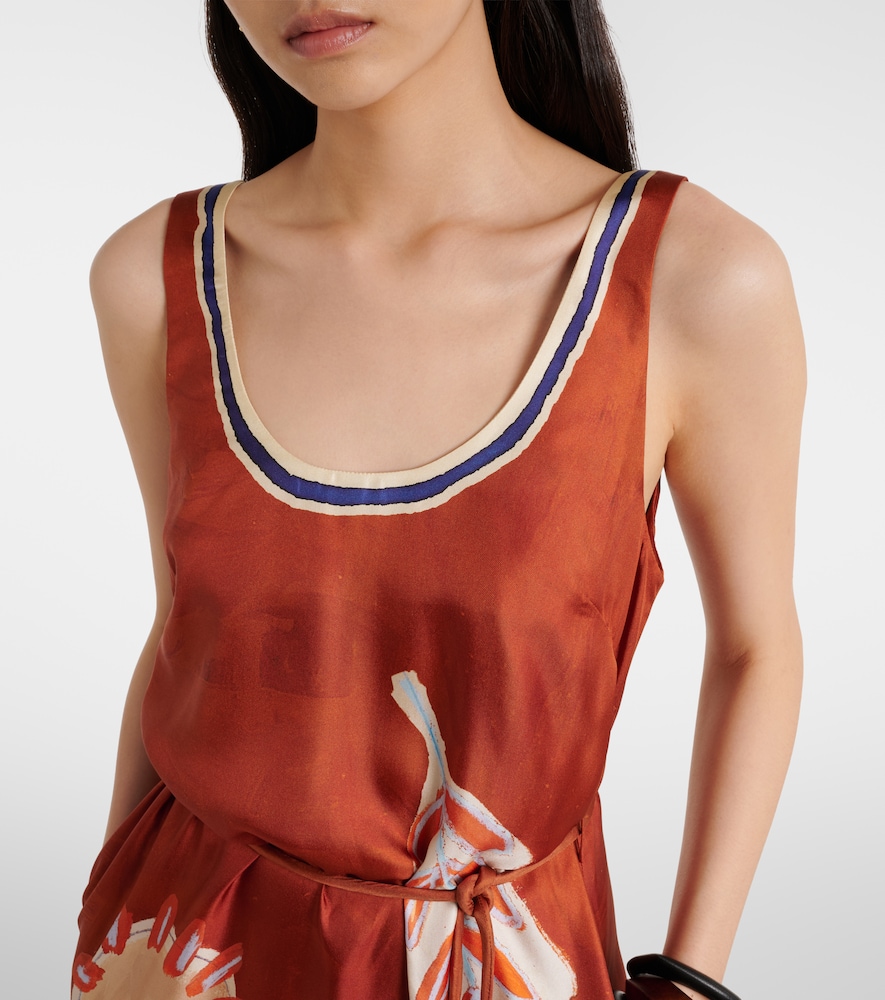  Alemais Alémais X Lrnce Midikleid Soleil D'amour Aus Seide 