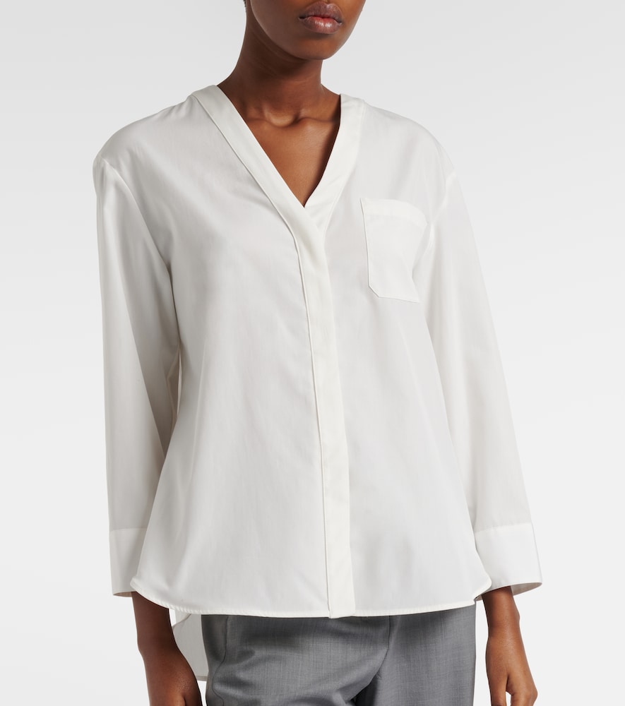 'S Max Mara Chicca Cotton Poplin Shirt