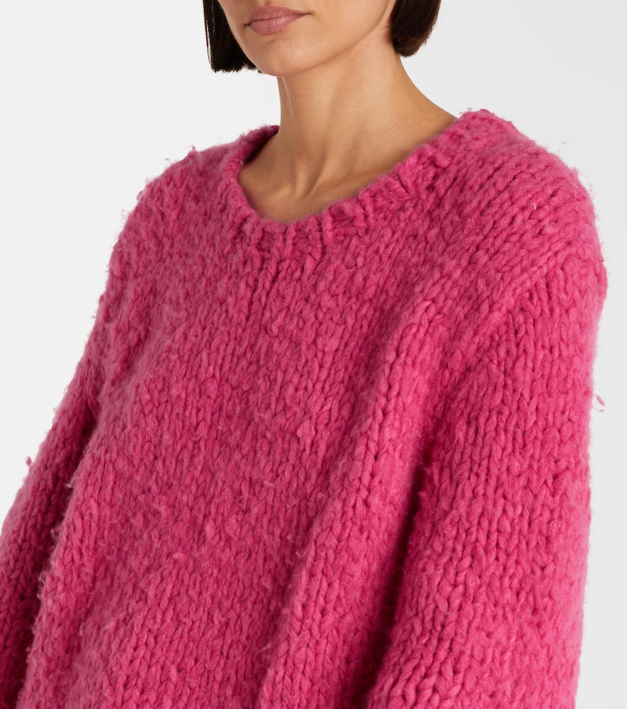 Gabriela Hearst Lawrence Cashmere Sweater In Pink