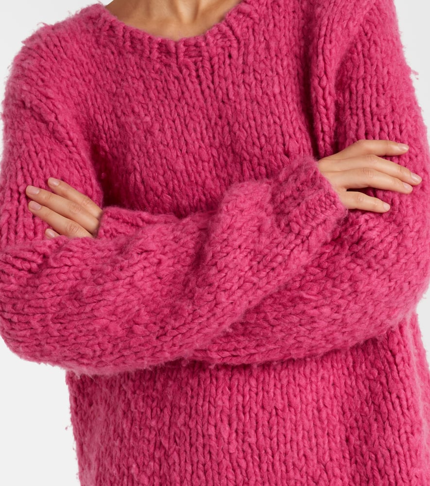 Gabriela Hearst Lawrence Cashmere Sweater In Pink