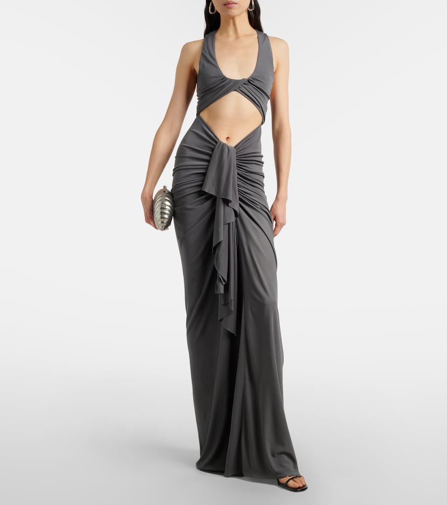 Christopher Esber Vivenda cutout gathered gown