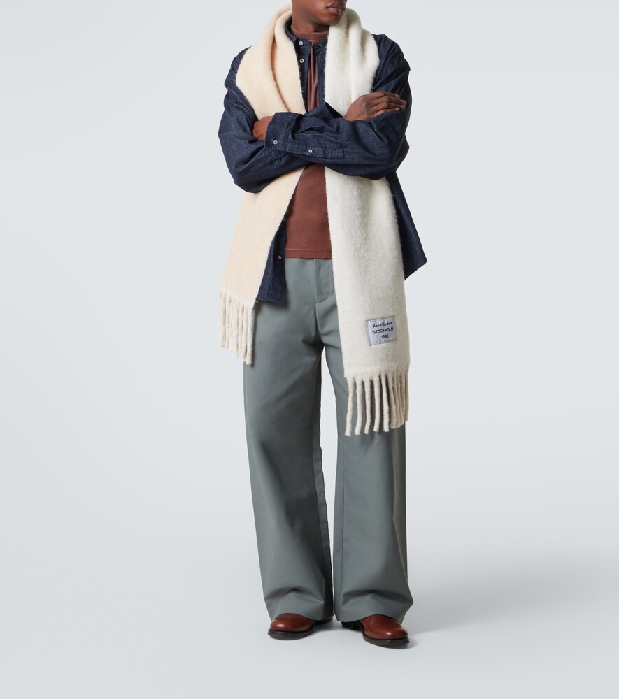  Acne Studios Acne Studios Weite Hose Aus Baumwollsatin 