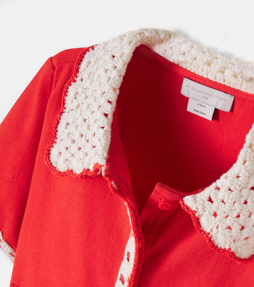  Stella Mccartney Kids Stella Mccartney Kids Besticktes Hemd Aus Baumwolle 