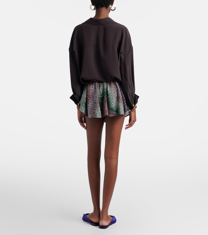  Missoni Missoni Minirock Aus Häkelstrick Mit Pailletten 