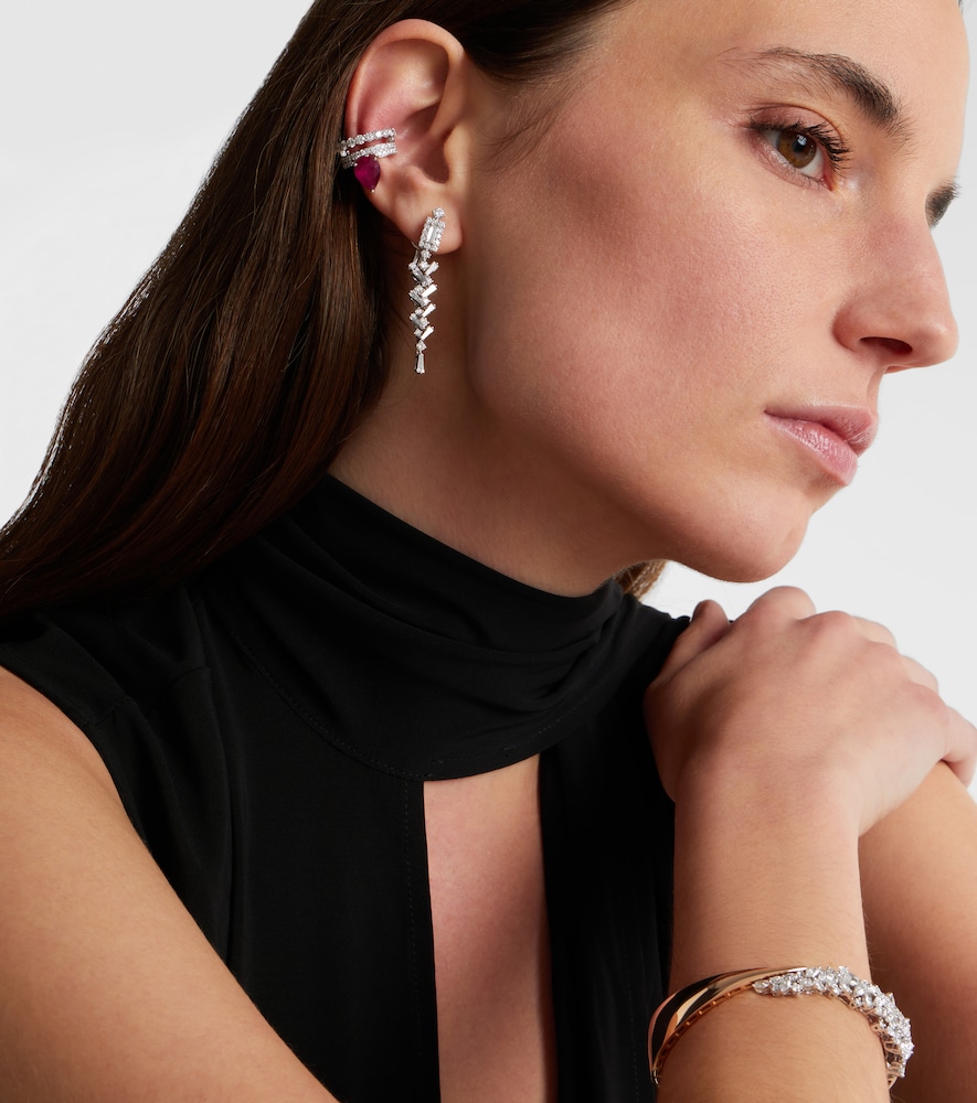  Yeprem Yeprem Ohrringe Aus 18kt Weißgold Mit Diamanten 