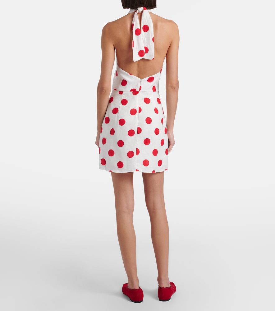  Cala De La Cruz Cala De La Cruz Minikleid Veneta Aus Leinen 