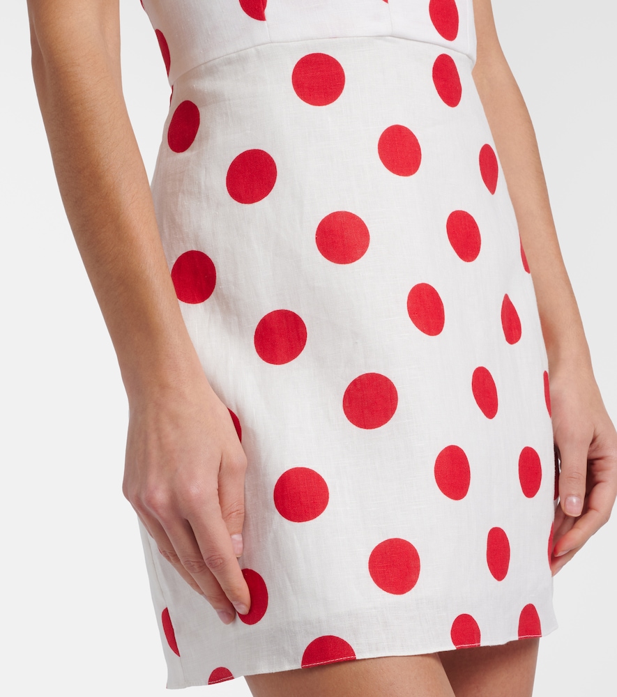  Cala De La Cruz Cala De La Cruz Minikleid Veneta Aus Leinen 