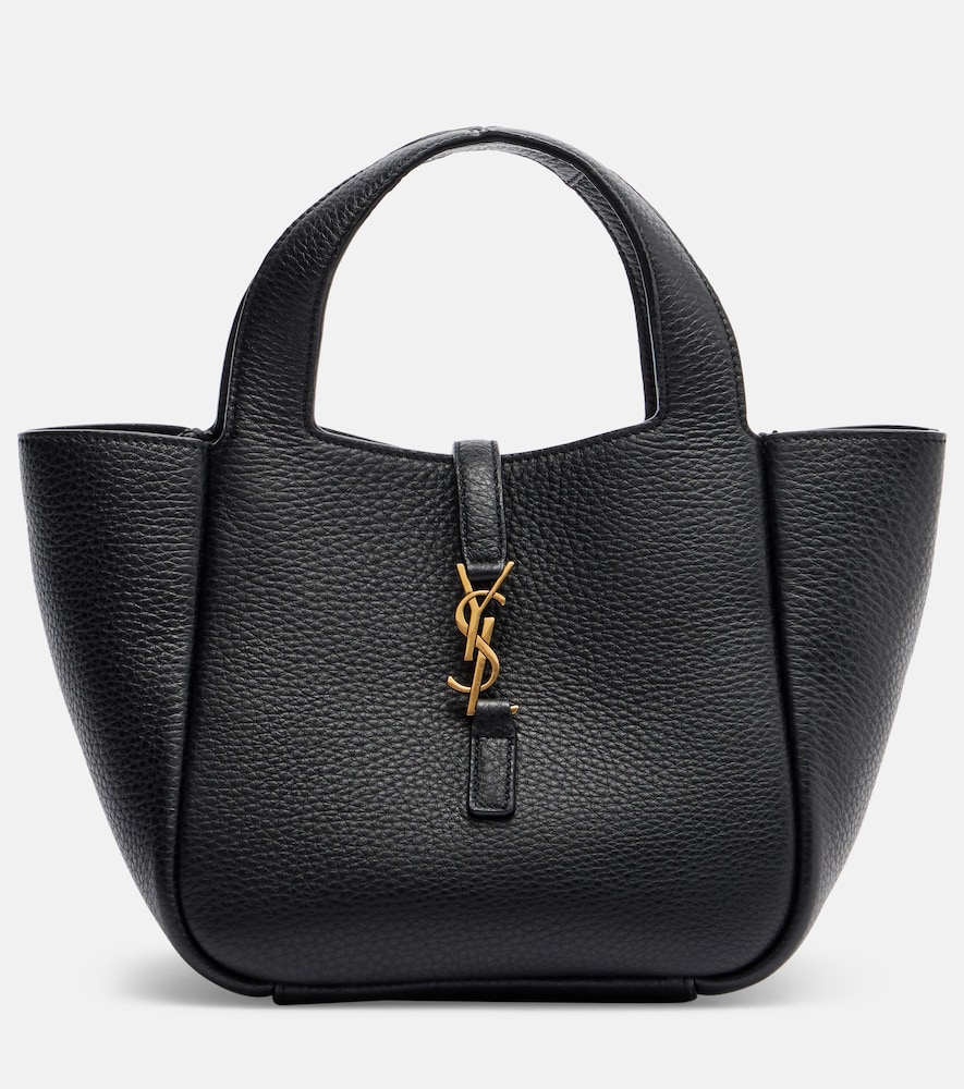 Saint Laurent Le 5 à 7 Bea Baby leather top-handle bag