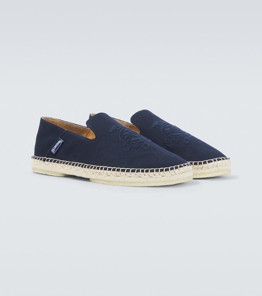  Vilebrequin Vilebrequin Bestickte Espadrilles Aus Canvas 
