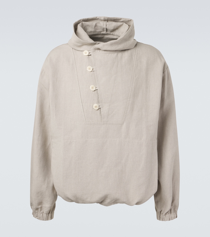 Stoffa Hooded Linen Jacket