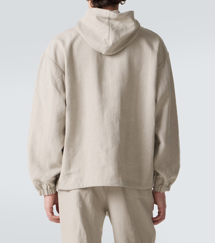  Stoffa Stoffa Hooded Linen Jacket 
