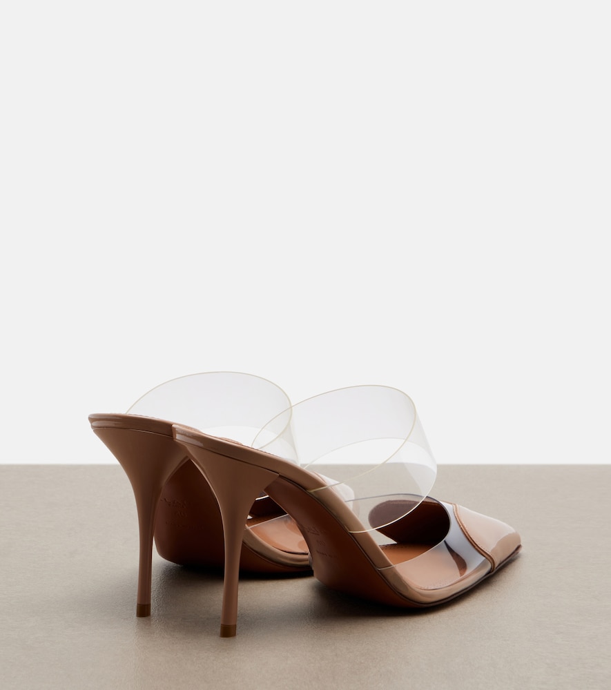  Alaia Alaïa Mules Le Cœur Mit Lackleder 