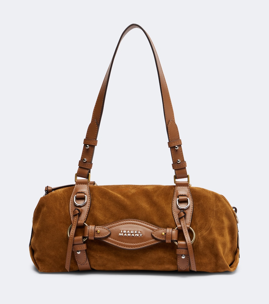 Schultertasche Tilpa Mini aus Veloursleder