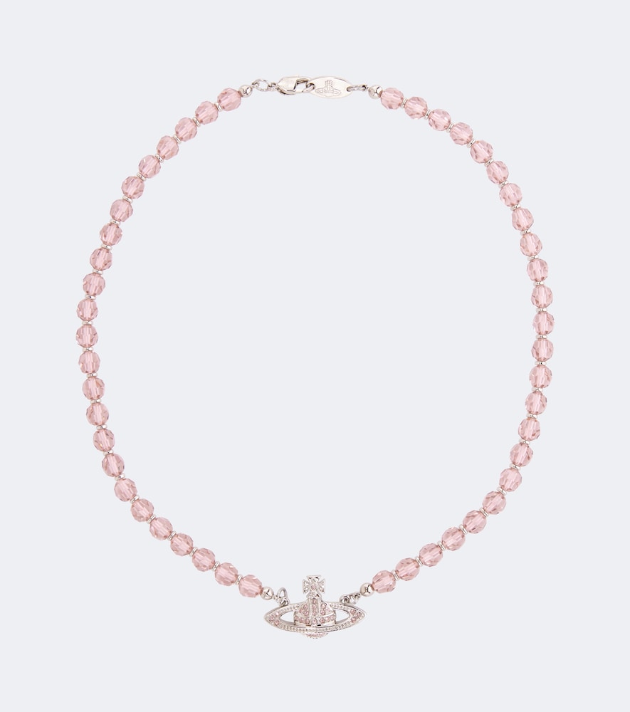 Choker Messaline con cristalli
