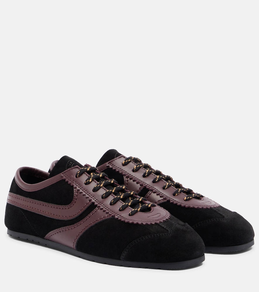 Dries Van Noten Suede and leather sneakers