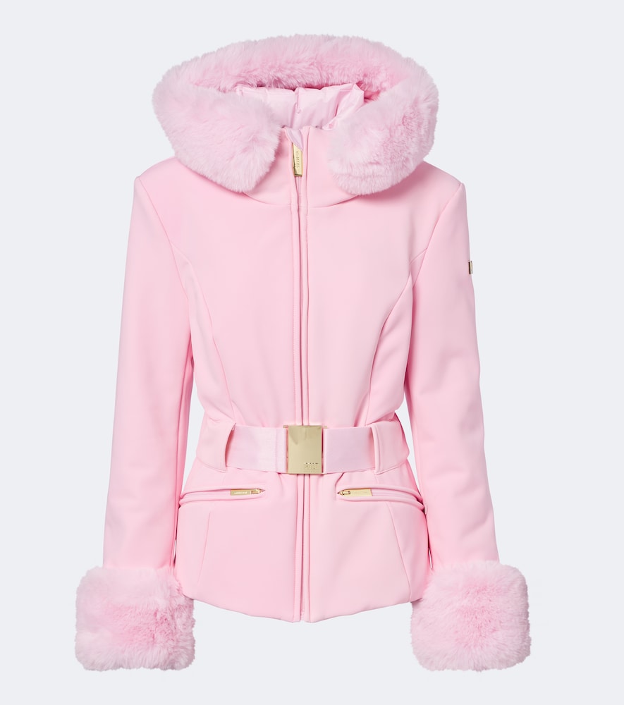 Prezioso Belted Hooded Technical Ski Jacket