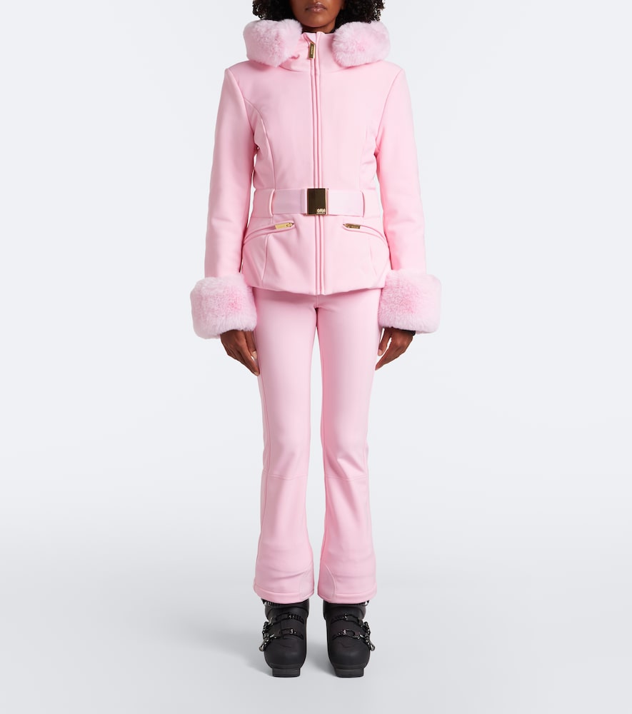 Prezioso Belted Hooded Technical Ski Jacket