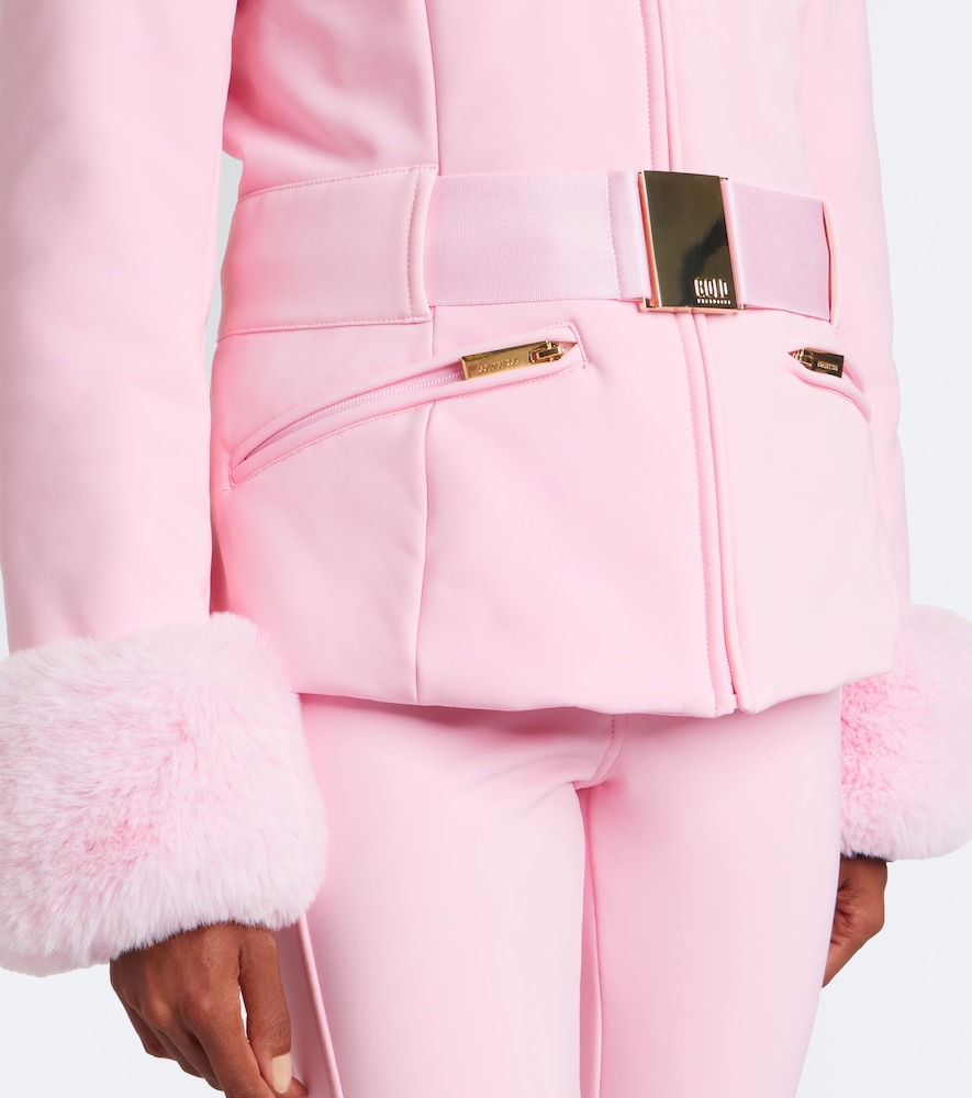 Prezioso Belted Hooded Technical Ski Jacket