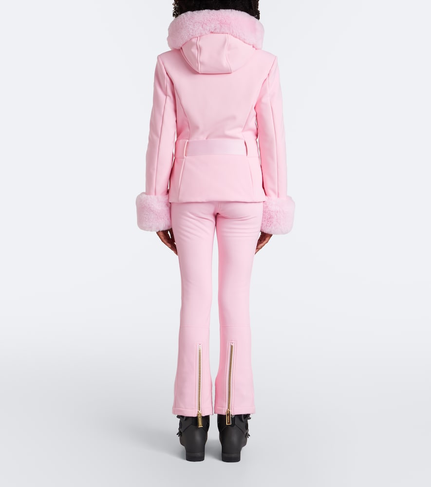 Prezioso Belted Hooded Technical Ski Jacket
