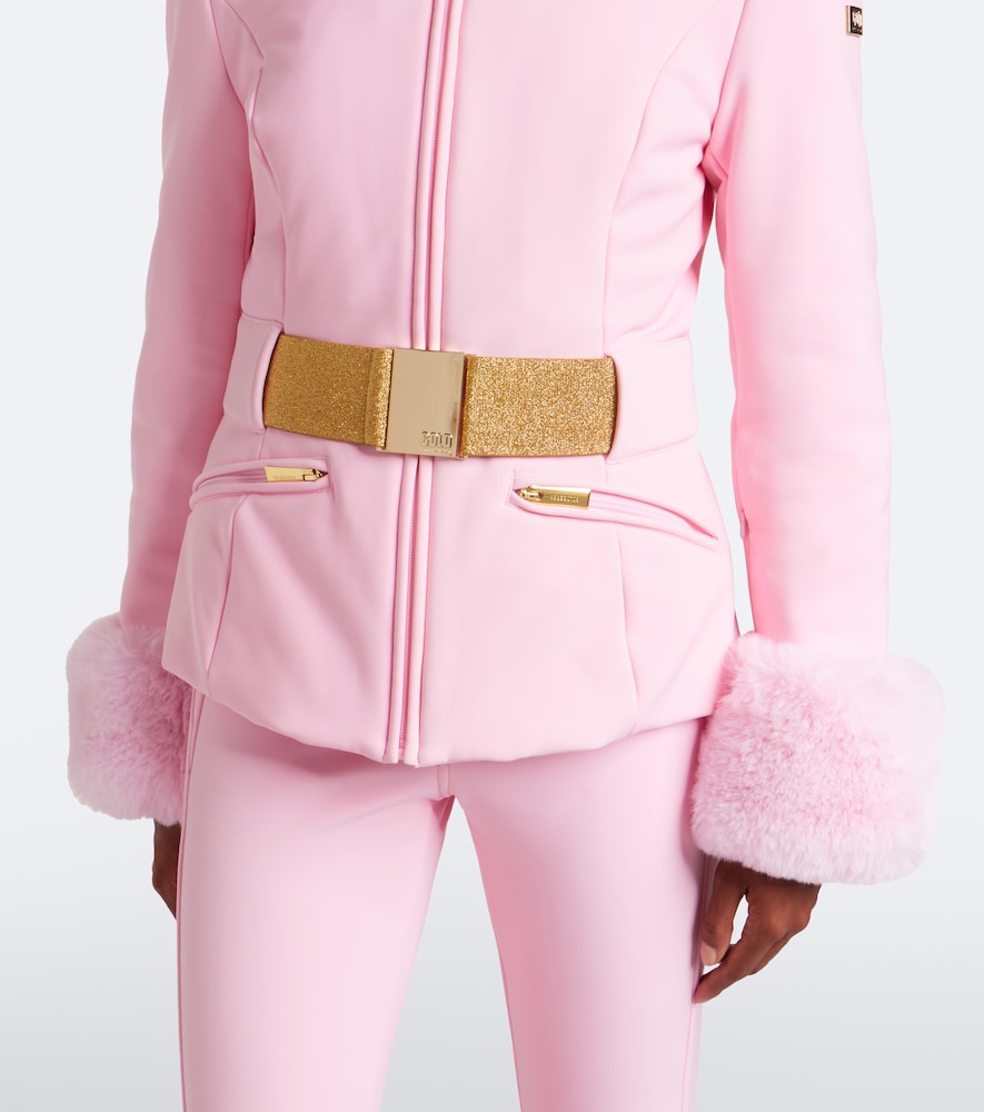Prezioso Belted Hooded Technical Ski Jacket
